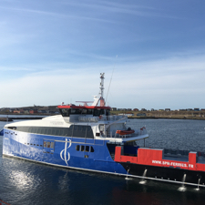 One of our ferries : The Nordnet vessel