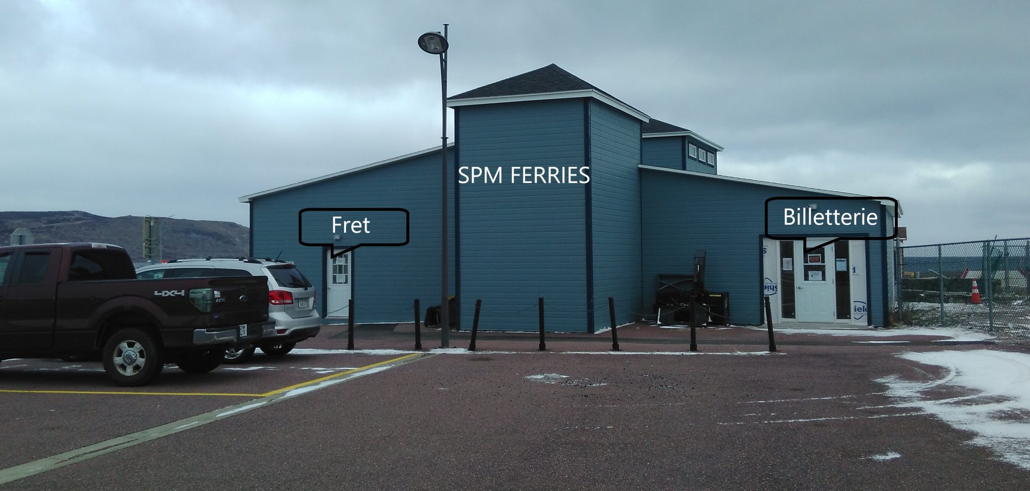 Nouveaux locaux pour la billetterie de Miquelon SPM Ferries